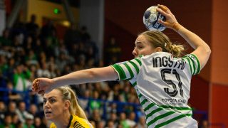 Vilde Ingstad FTC kézilabda orrtörés