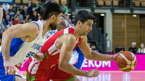 Perl Zoltán (jobbra) és a francia Axel Bouteille.