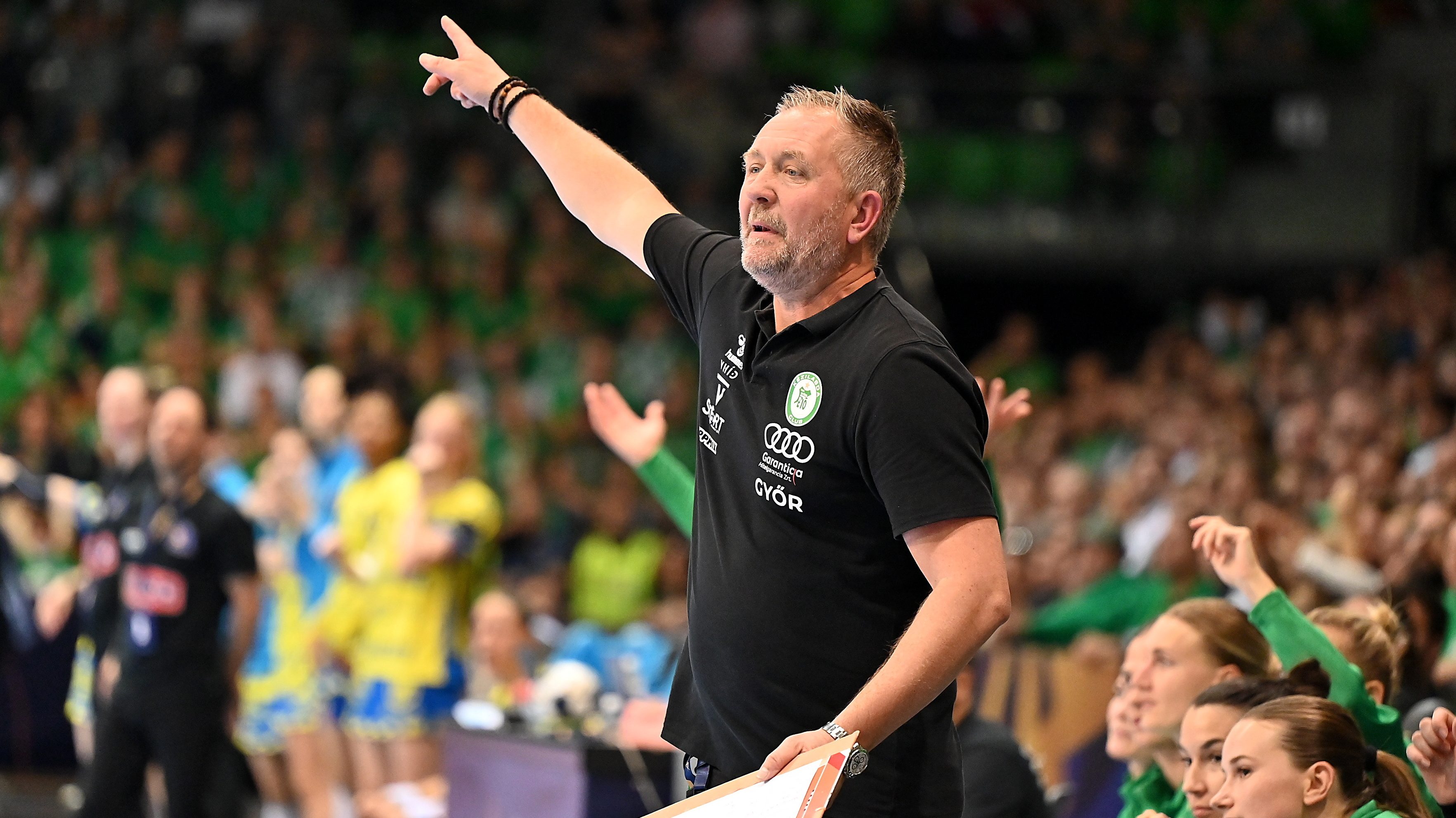 Per Johansson, a Gyõr vezetõedzõje.