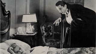 Lugosi Béla, mint Drakula gróf az 1931-ben bemutatott horrorfilm címszerepében.