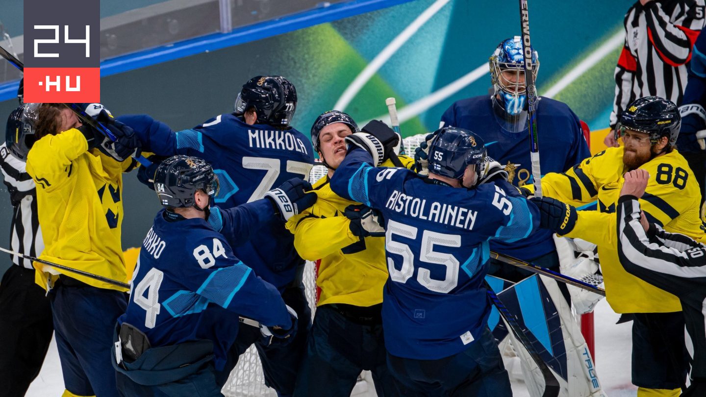 Öt gól és komoly feszültség az olimpiai hokitorna első igazi rangadóján