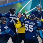 Bunyó a finn-svéd jégkorongmeccsen a téli olimpián.