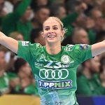 Győr, 2026. február 7. Fodor Csenge, a Győr játékosa a női kézilabda Bajnokok Ligája B csoportjának 12. fordulójában játszott Győri Audi ETO KC-Buducnost Podgorica mérkőzésen a győri Audi Arénában 2026. február 7-én. A Győr 34-22-re legyőzte a montenegrói csapatot. MTI/Krizsán Csaba