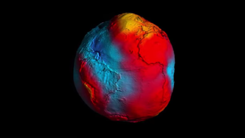 föld, antarktisz, térkép, geoid, kutatás