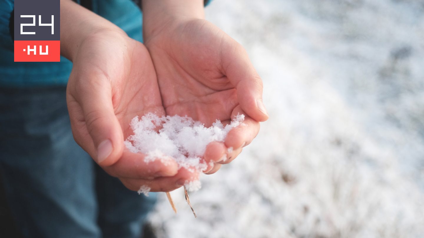 Hószállingózás és havazás után napsütésre is van kilátás hétfőn