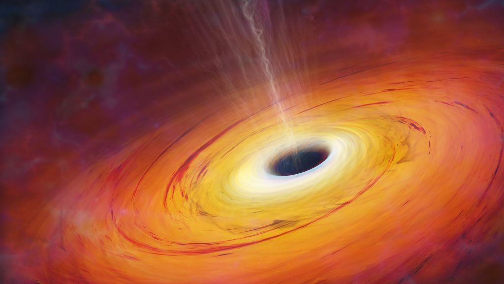 Ijesztően gyorsan növekszik egy ősi fekete lyuk