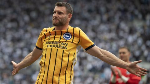 James Milner a Brighton játékosaként.