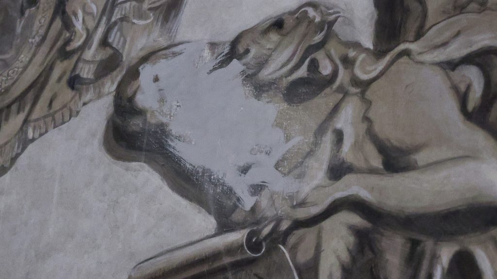 Letörölte Meloni arcát a templomi freskóról a művész