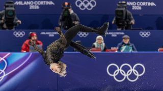 Ilia Malinin szaltója a téli olimpián.