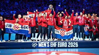 Bronze for Croatia, after the EHF Euro 2026 final match in men's handball between Denmark and Germany at Jyske Bank Boxen in Herning, Sunday, February 1, 2026. (Photo: Henning Bagger/Ritzau Scanpix)