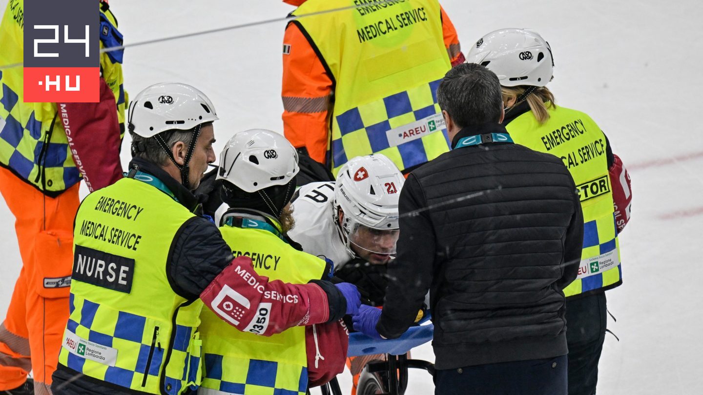 Brutálisan leütközték a hokist, a kórházból bejelentkezve közölte, hogy véget ért számára az olimpia