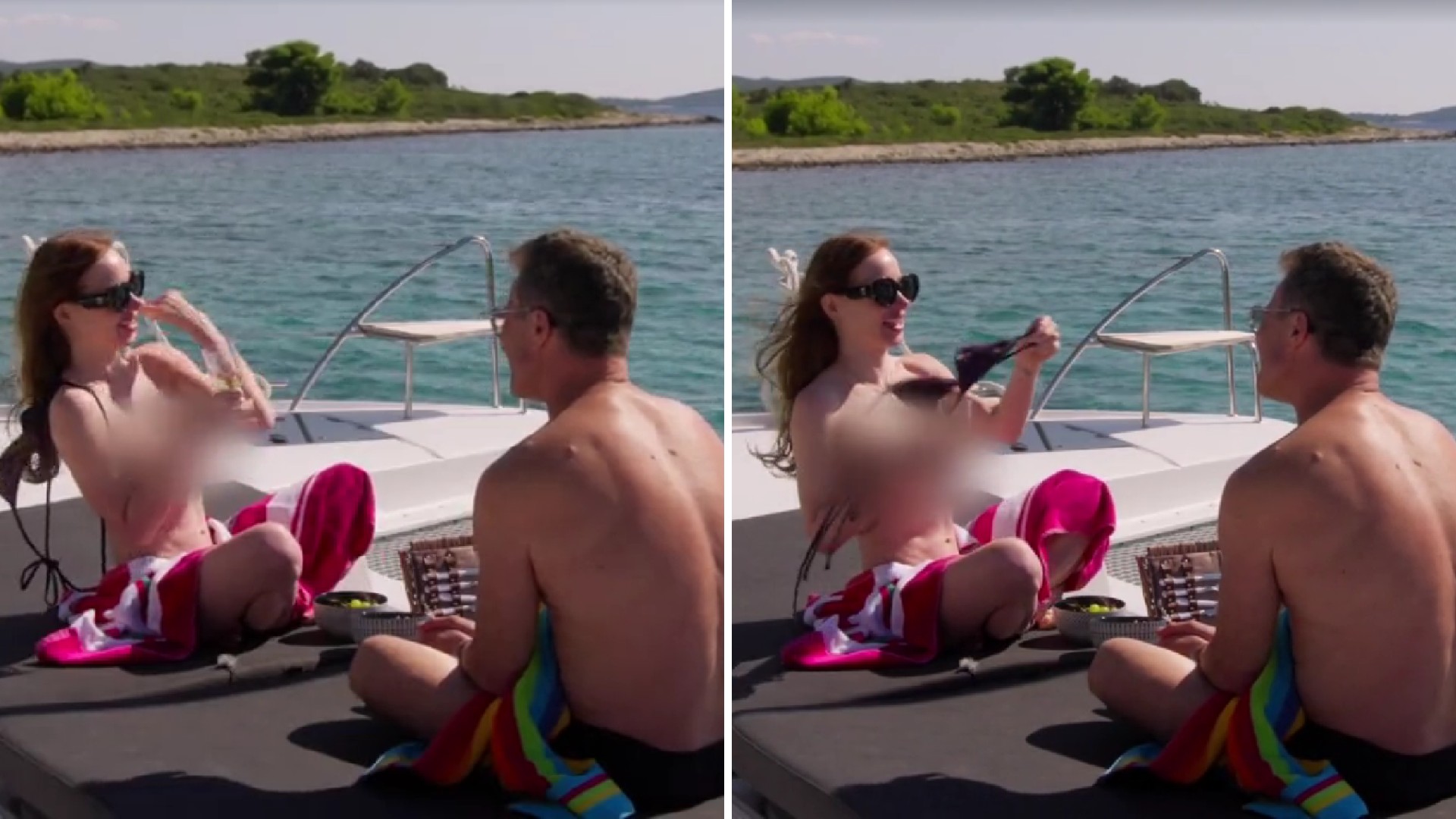 Kiara Lord ledobta a bikinit az álomranin Stohl Andrással A Nagy Ő-ben.