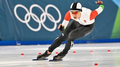 Rho, 2026. február 11. Kim Minseok a 2026-os milánói-cortinai téli olimpia férfi 1000 méteres gyorskorcsolyaversenyén a rhói Fiera Milánóban 2026. február 11-én. MTI/Illyés Tibor