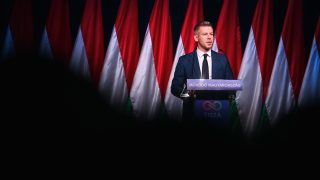 Magyar Péter, a Tisza Párt elnöke