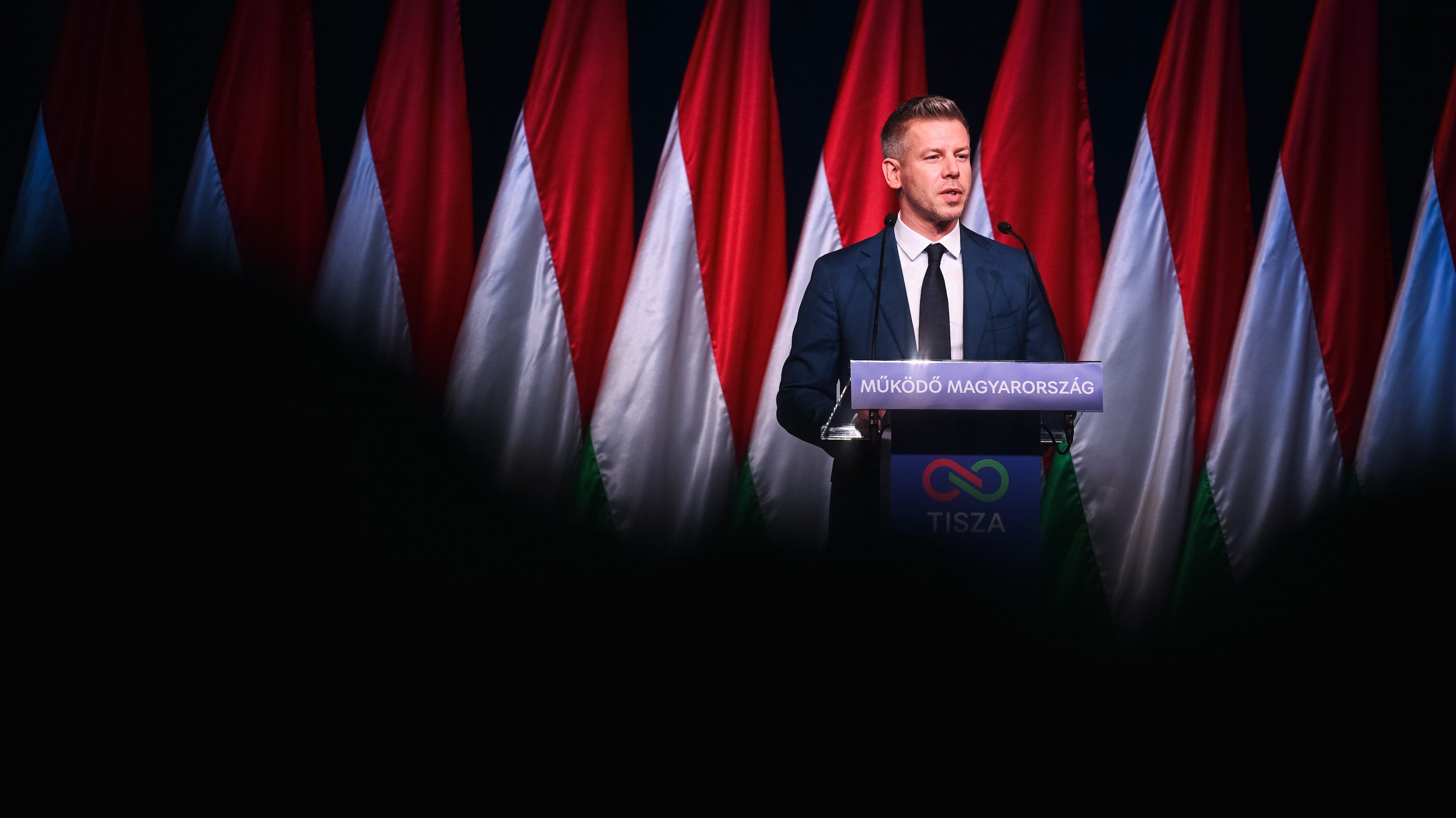 Magyar Péter, a Tisza Párt elnöke