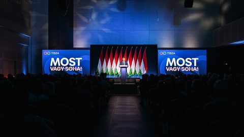 Magyar Péter, a Tisza Párt elnöke