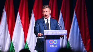 Magyar Péter, a Tisza Párt elnöke