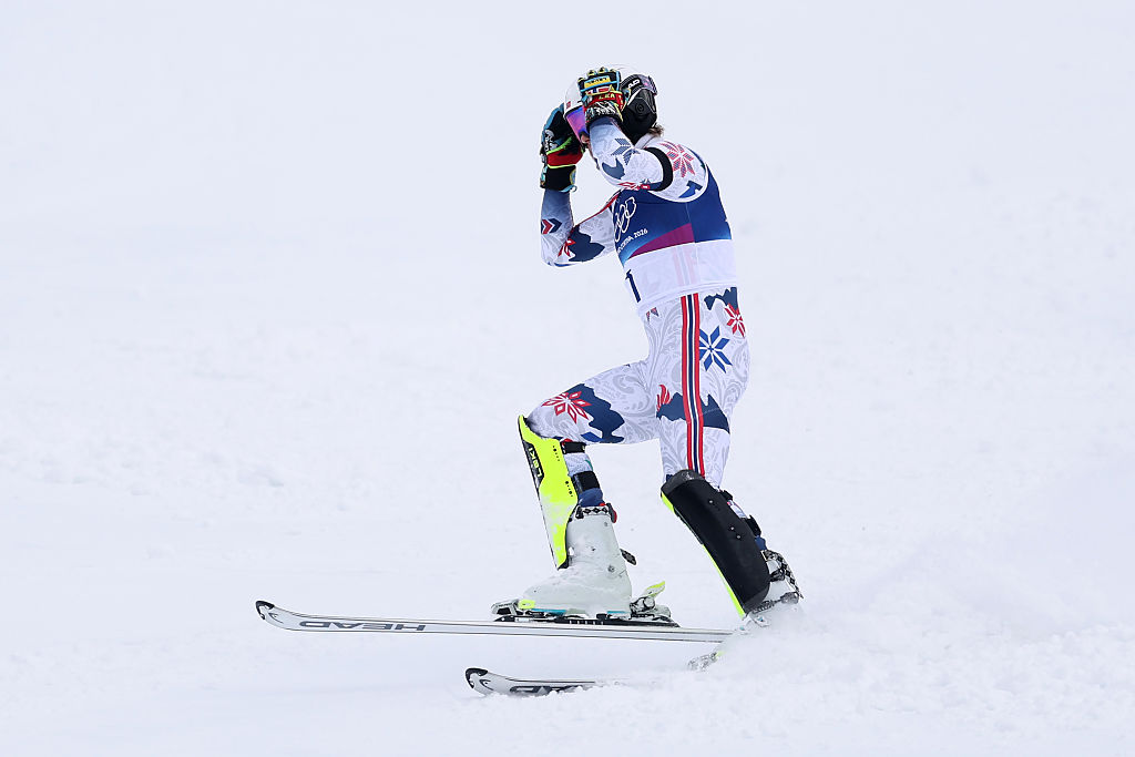 A norvég Atle Lie McGrath drámája: az élről várta a második futamot, de kiesett.