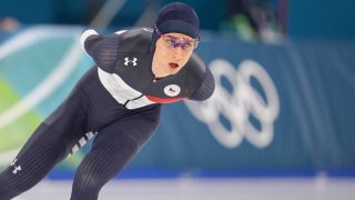 Metodej JILEK (CZE) wins gold in the speed skating men's 10000m at Milano Speed Skating Stadium during the Olympic Winter Games in Milano, Italy, on February 13, 2026. (Photo by Ranjith Kumar/NurPhoto)