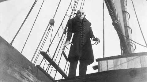 Egy képkocka a Nosferatu című 1922-es vámpírfilmből