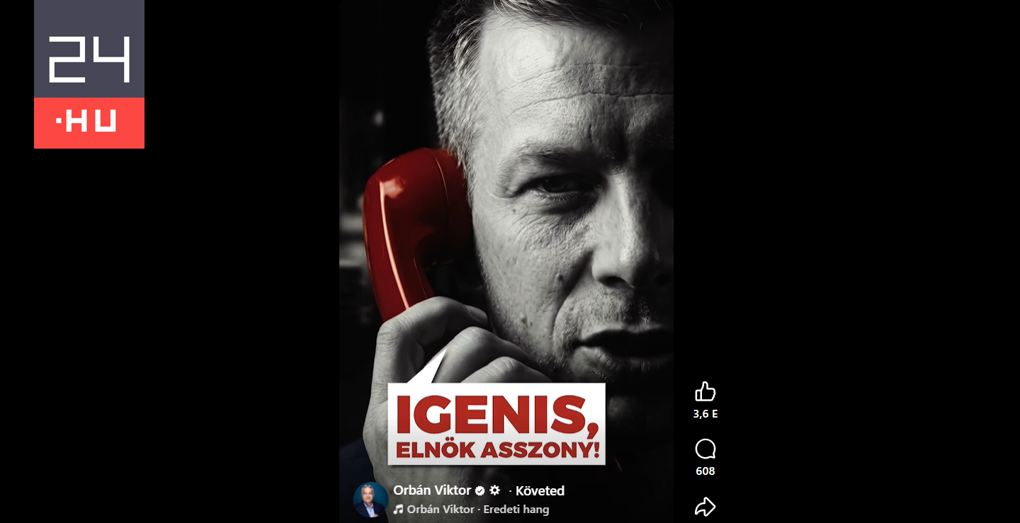 Orbán Viktor új AI-videójában Brüsszelből utasítják Magyar Pétert, hogy küldjön pénzt Ukrajnába