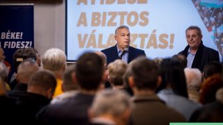 Orbán VIktor Mezőtúron.