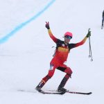 A spanyol Oriol Cardona Coll, a síalpnizmus férfi versenyének első férfi olimpiai bajnoka.