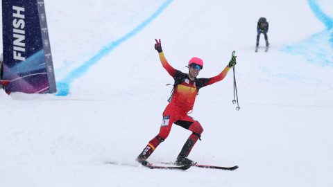A spanyol Oriol Cardona Coll, a síalpnizmus férfi versenyének első férfi olimpiai bajnoka.