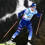 Italy's Rebecca Passler competes in the women's 7.5km sprint event of the IBU Biathlon World Cup in Antholz-Anterselva, Italy, on January 23, 2025.
