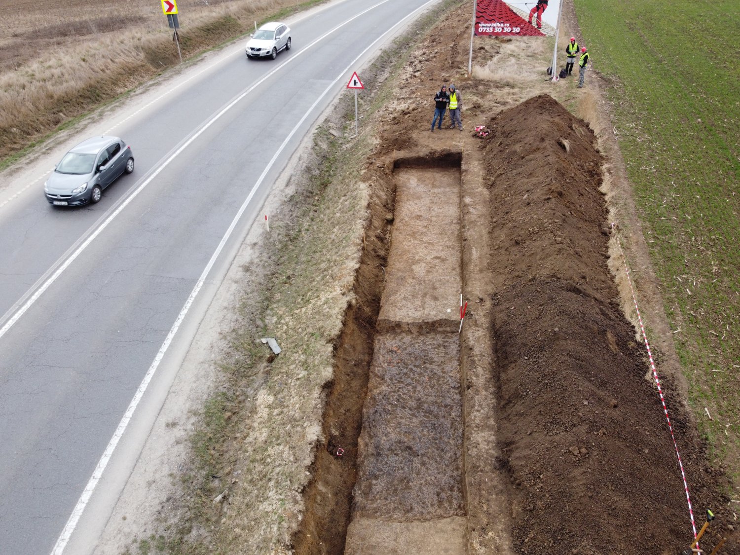 ásatások Sepsiszentgyörgyön.