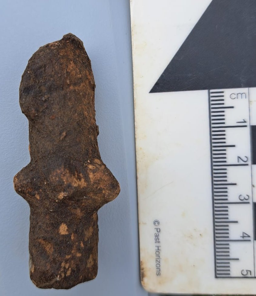 Sepsiszentgyörgyön talált újkőkorszaki szobrocska.