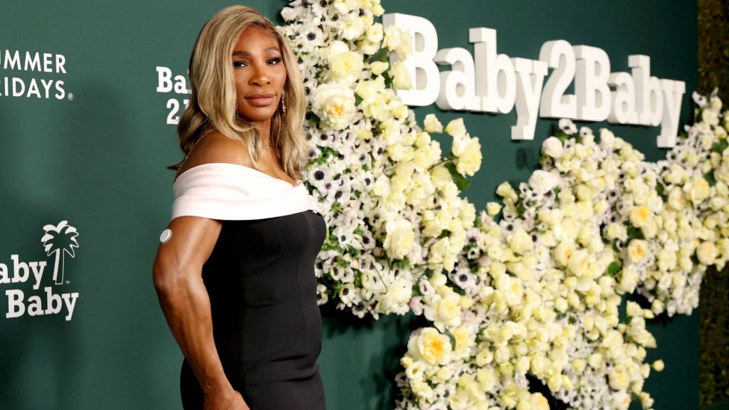 WEST HOLLYWOOD, CALIFORNIA - NOVEMBER 08: Serena Williams attends the 2025 Baby2Baby Gala presented by Paul Mitchell at Pacific Design Center on November 08, 2025 in West Hollywood, California. Monica Schipper/Getty Images/AFP