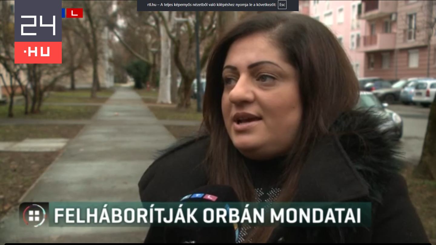 Jogi lépéseket fontolgat egy roma tiltakozó Orbán Viktor szavai miatt