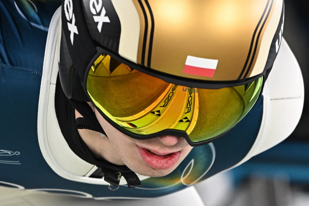 A férfi síugrók normálsáncos versenye a téli olimpián.