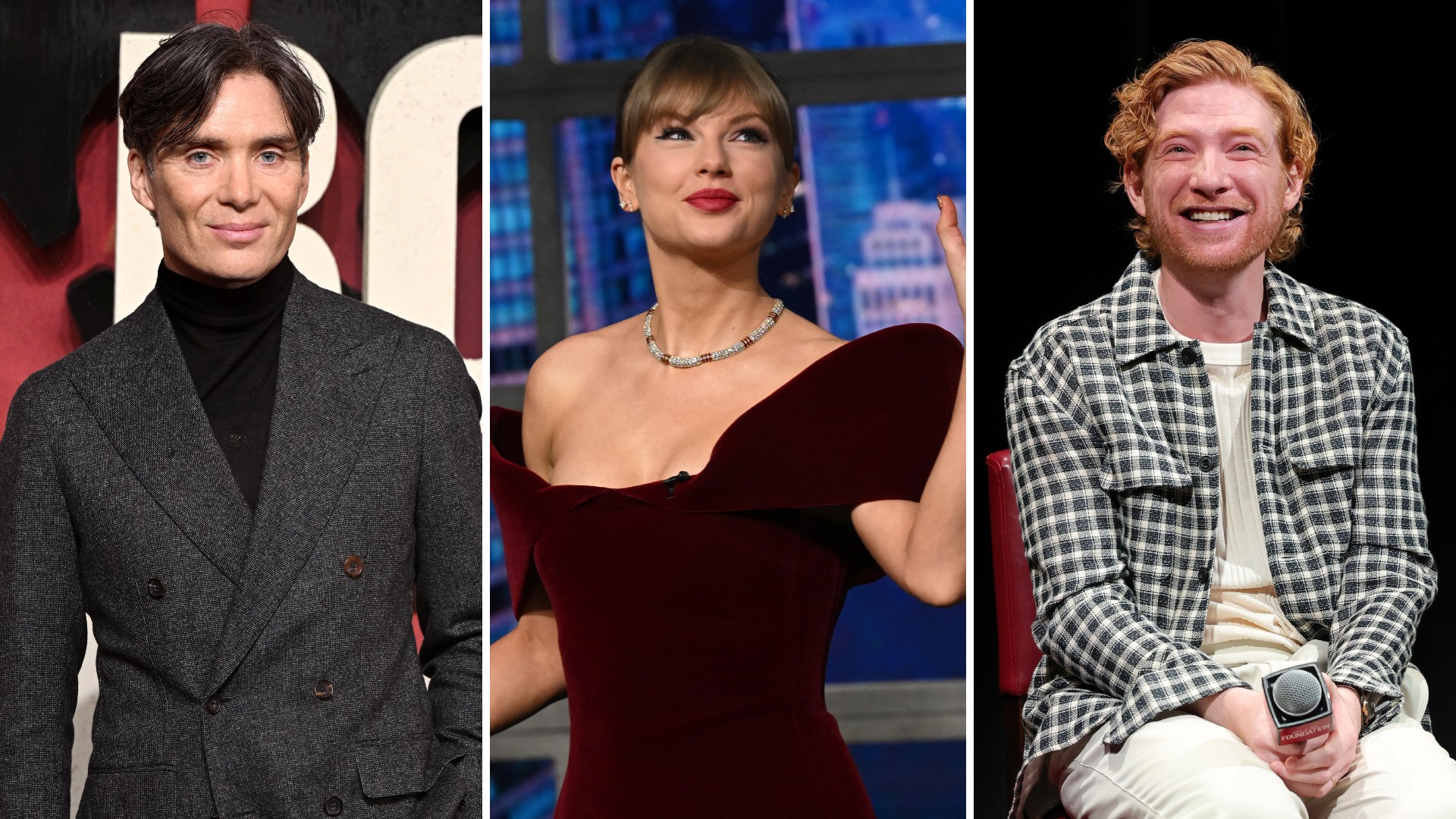 Cillian Murphy, Taylor Swift és Domhnall Gleeson