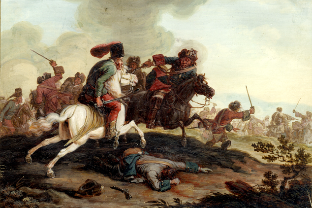 Kurucok és labancok csatája.