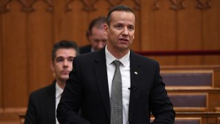 Toroczkai László, a Mi Hazánk Mozgalom elnöke és parlamenti frakcióvezetője