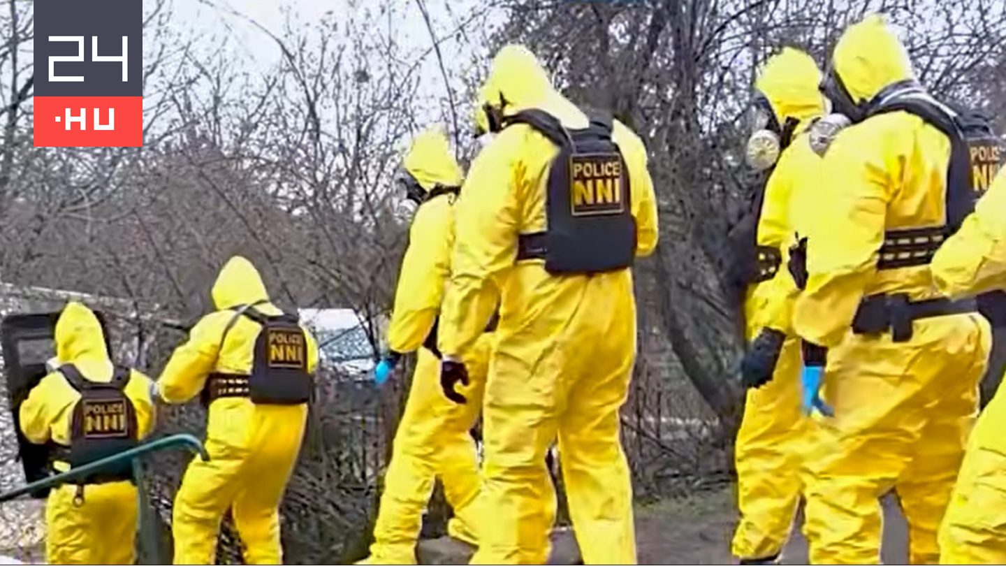 Videó: vegyvédelmi ruhában csaptak le a nyomozók a „vegyészre”, aki egy budakeszi laborban készítette a drogot