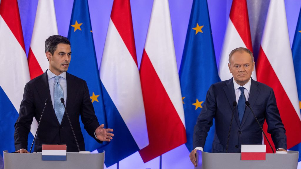 Rob Jetten és Donald Tusk