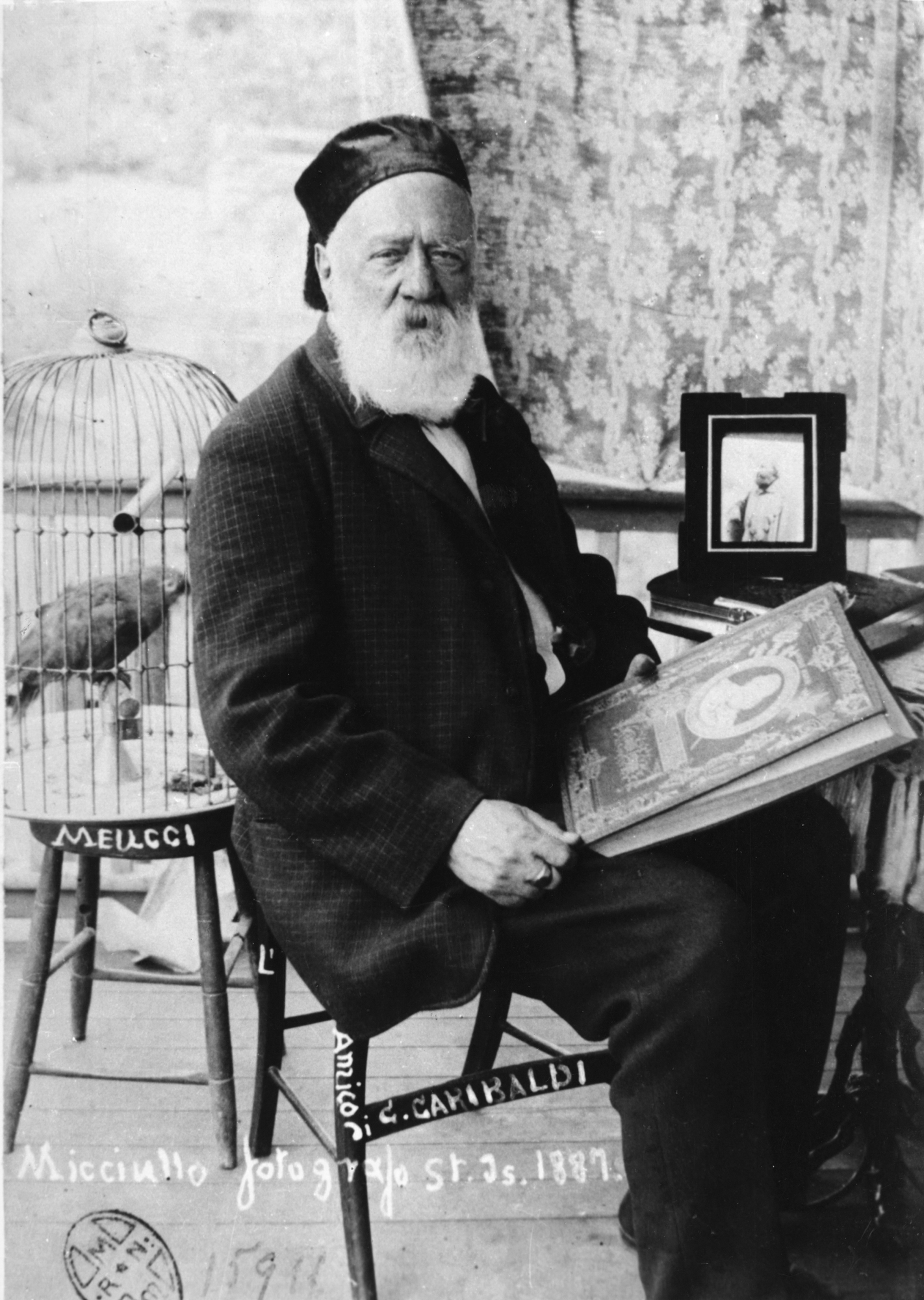 Antonio Meucci 1887-ben.