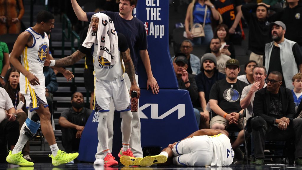 Mosey Moody NBA Golden State Warriors térdsérülés