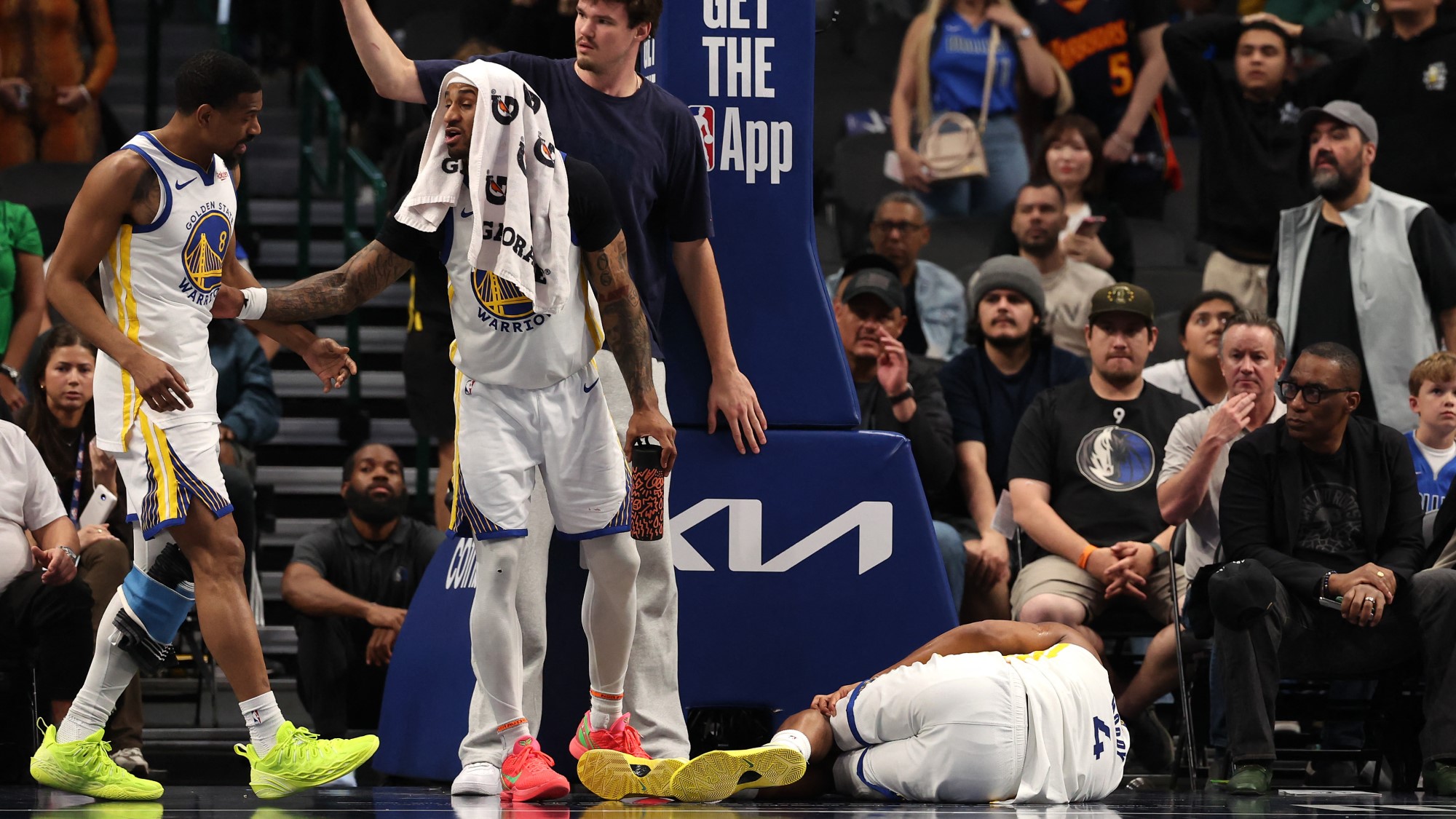 Mosey Moody NBA Golden State Warriors térdsérülés