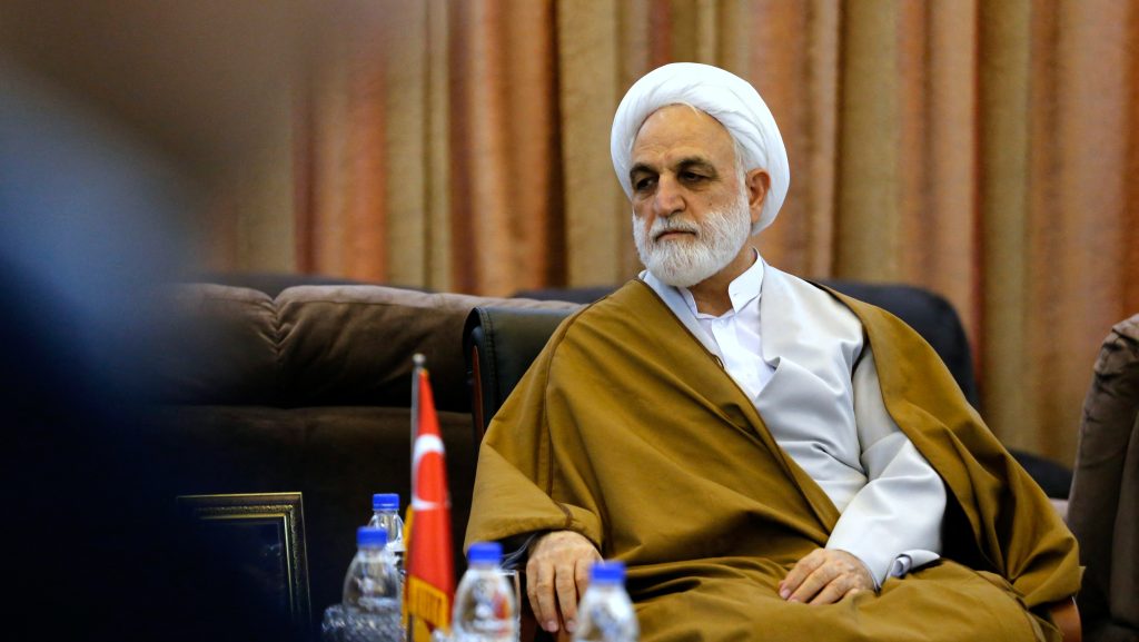 Iranian Judiciary Chief Gholamhossein Mohseni Ejei