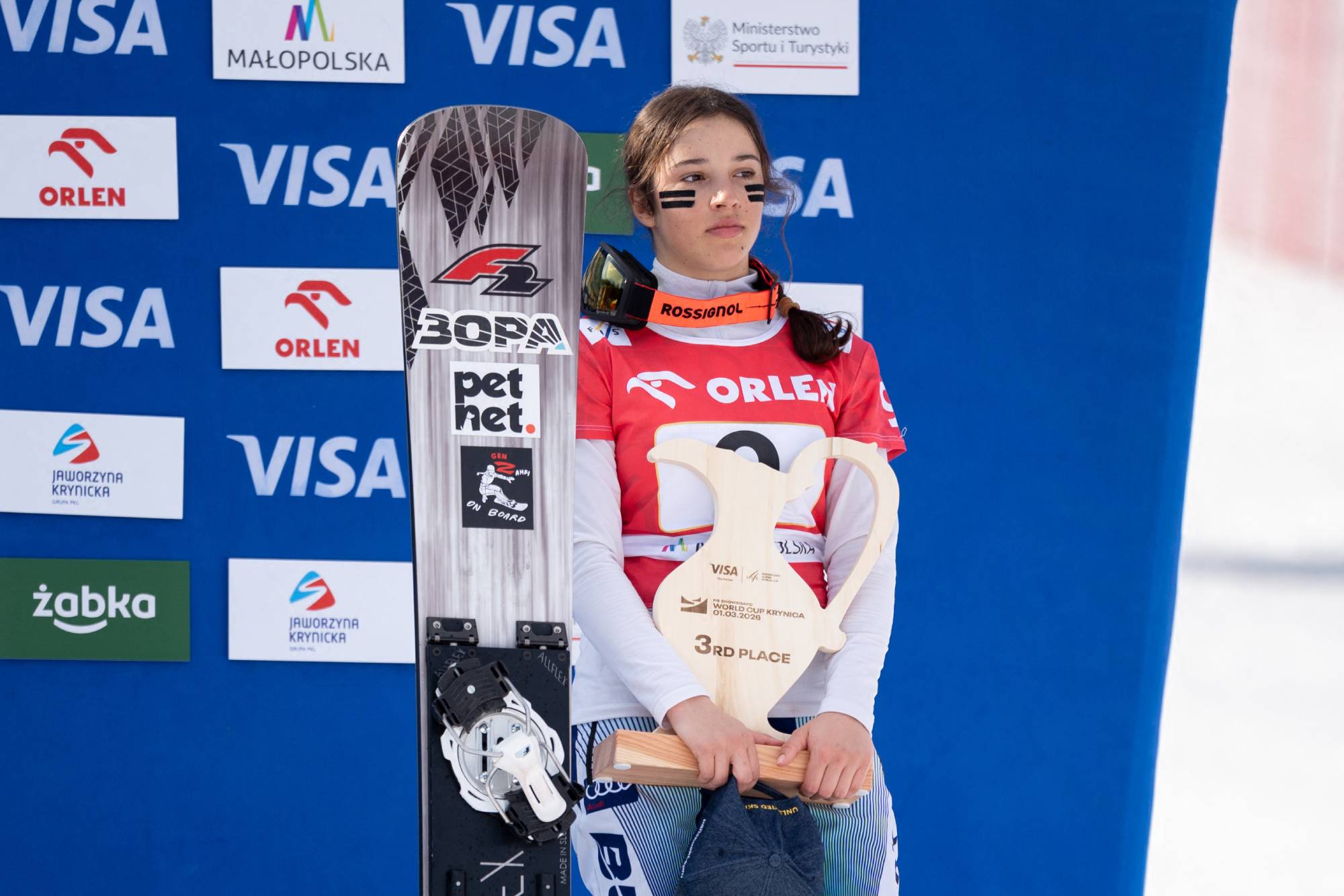 Malena Zamfirova snowboard