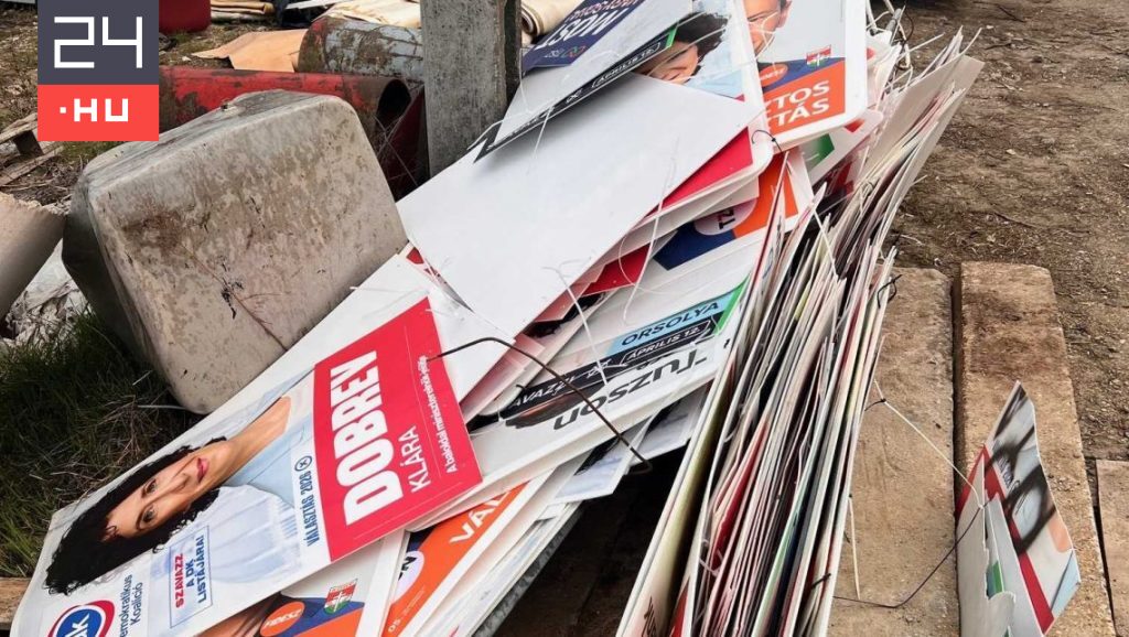Csömörön leszedték a választási plakátokat, de a Fidesz visszapakolta őket, nem tárgyal a civilekkel