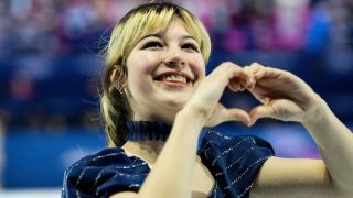 Alysa Liu during Milano Cortina 2026 Winter Olympics Figure Skating exhibition gala at Milano Ice Skating Arena in Milan on February 21, 2026 (Photo by Foto Olimpik/NurPhoto)