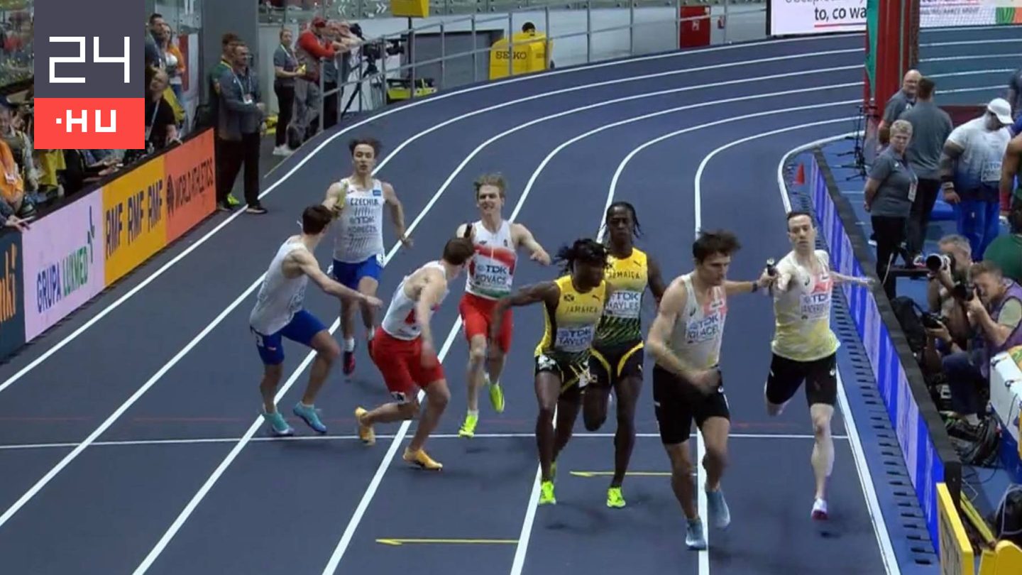 Lehajrázta a jamaicai riválist, országos csúcsot futott a vébén a férfi 4×400-as váltó