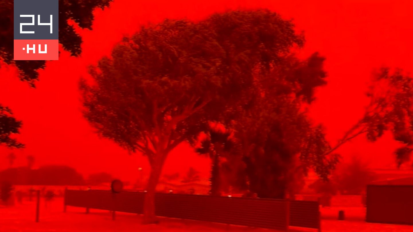 Ezért vált vérvörössé az égbolt Ausztrália felett