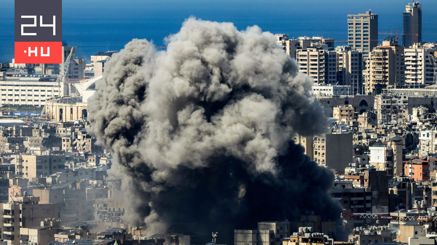 Bejrút sűrűn lakott városközpontját támadta Izrael