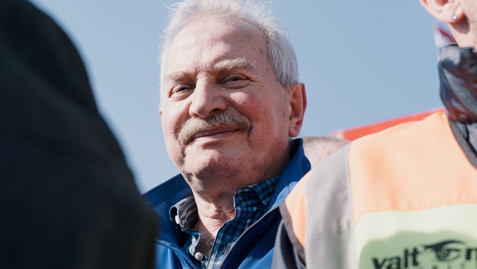 Bencsik András a Békemeneten.